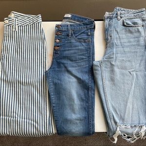 MADEWELL/TOPSHOP DENIM BUNDLE